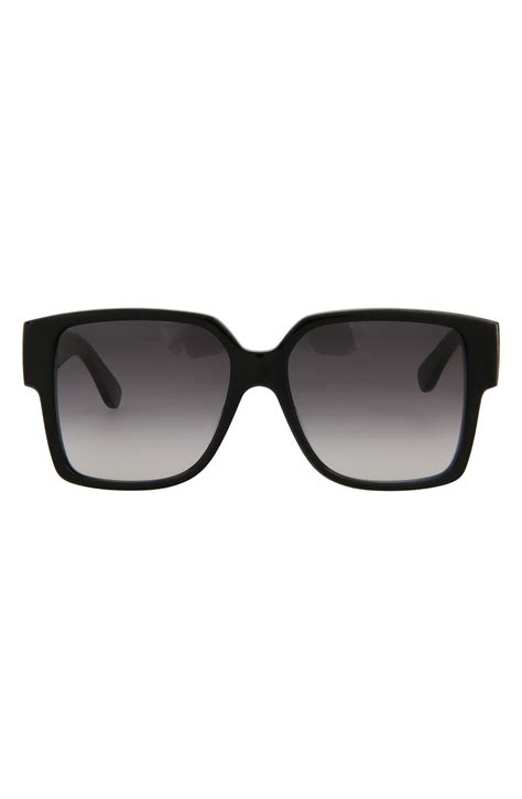 checkered sunglasses ysl|Saint Laurent 55mm Sunglasses .